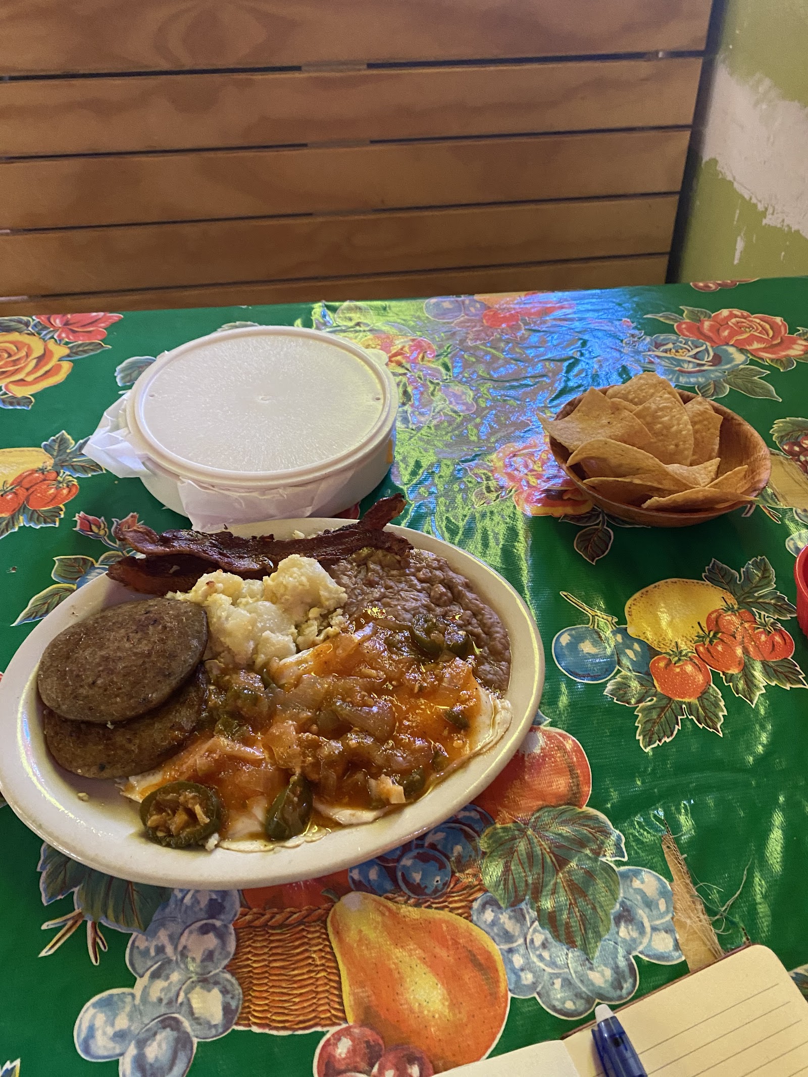 Interior of La Carreta Mexican Restaurant