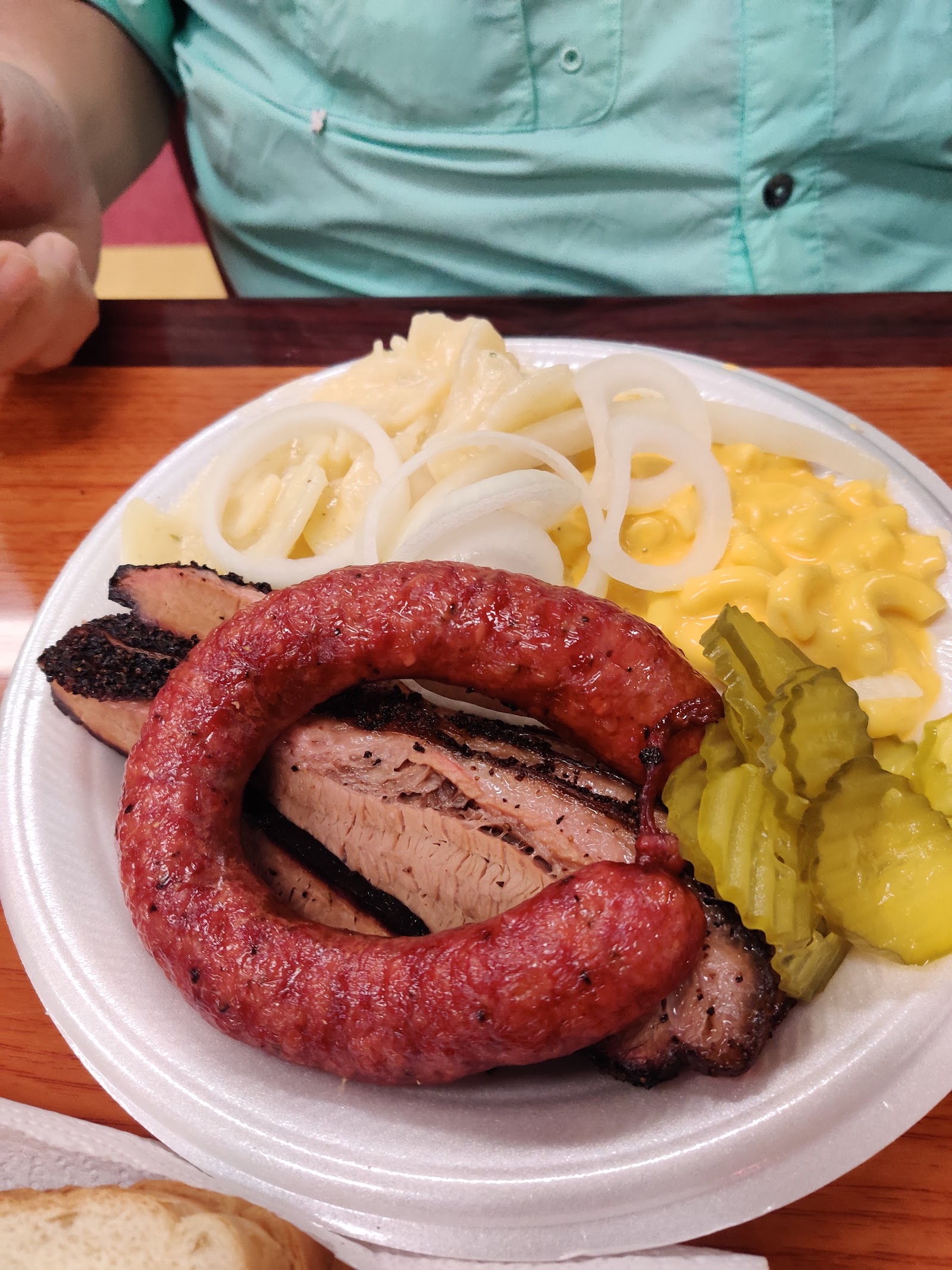 Plate presentation at La Carreta Mexican Restaurant